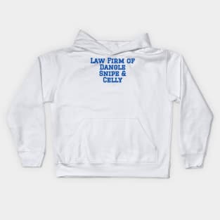 Funny Hockey Dangle, Snipe and Celly blue Kids Hoodie